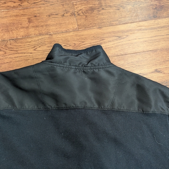 EU CALVIN KLEIN Black Knit Long Sleeve Zip Up Jacket Size Large - Picture 6 of 9